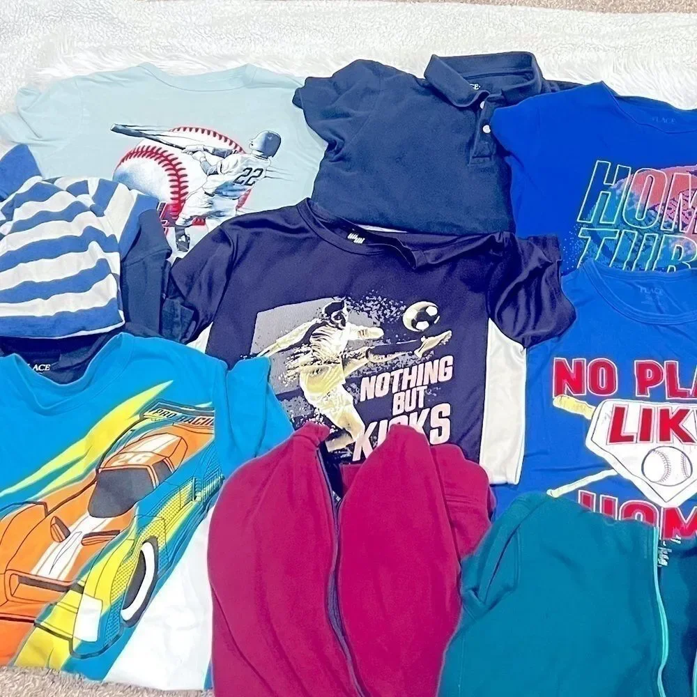 Bundle 8 boys shirt, polo, long sleeve shirts, hoodies, sweaters, size 14/16